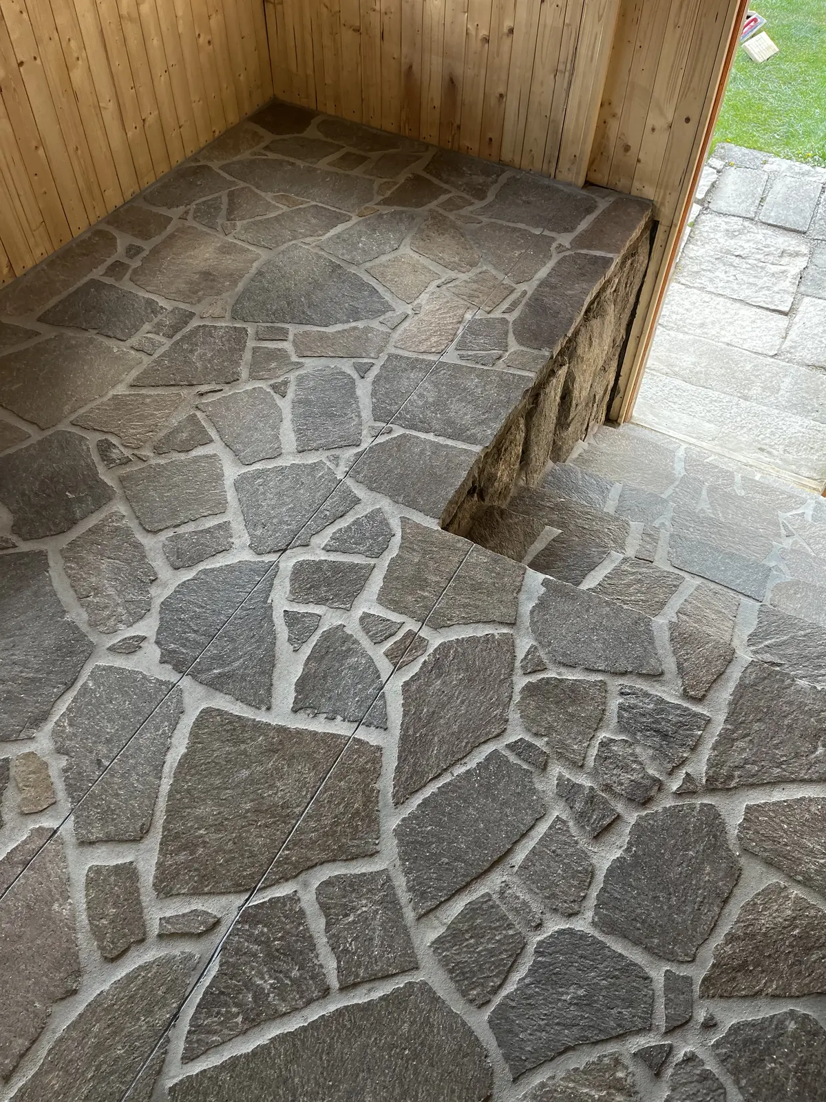Detail kamenné dlažby